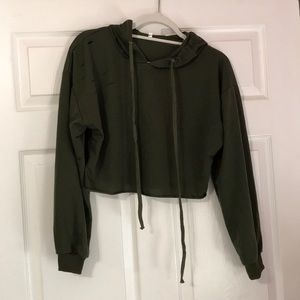Cropped hoodie